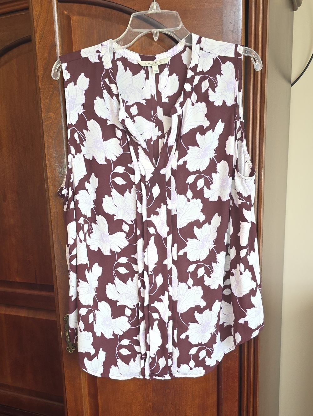 41 Hawthorn Floral Sleeveless Blouse XXL